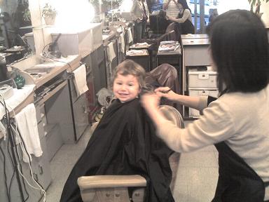 Zoe Haircut 6