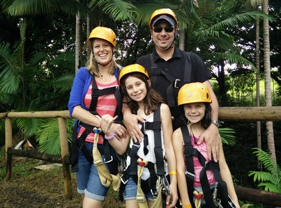 family ziplining