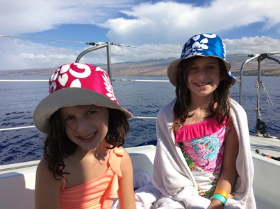 girls on boat