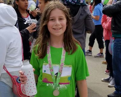 Zoe at Girls on the Run