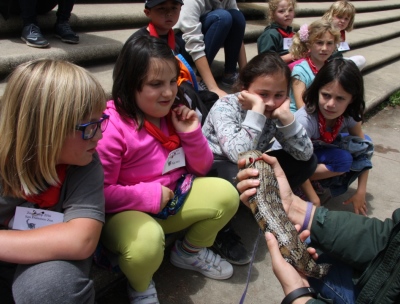 Avery at zoo camp