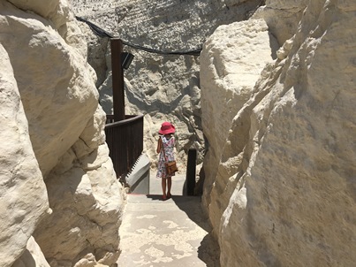 Avery at Rosh Hanikra