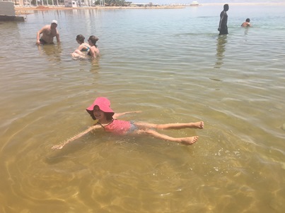 Avery in Dead Sea