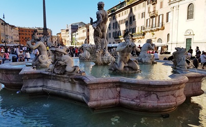 Piazza Navona fountains