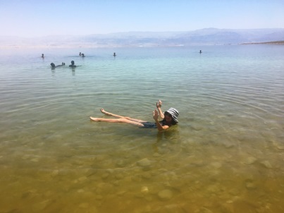 Zoe in Dead Sea