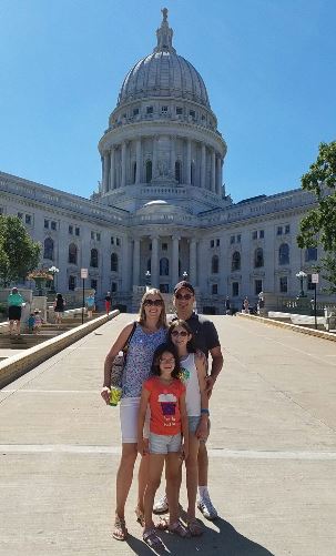 family at capitol