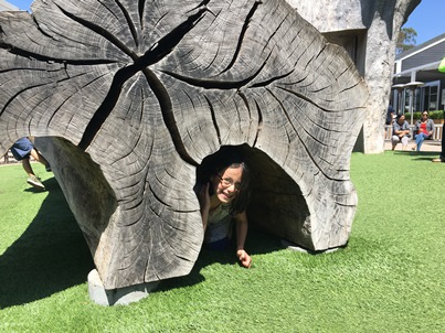 Avery at playground