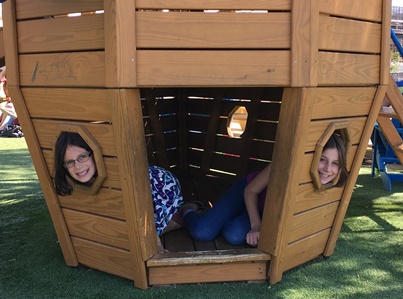 girls at playground