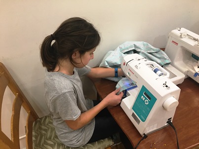 zoe-sewing